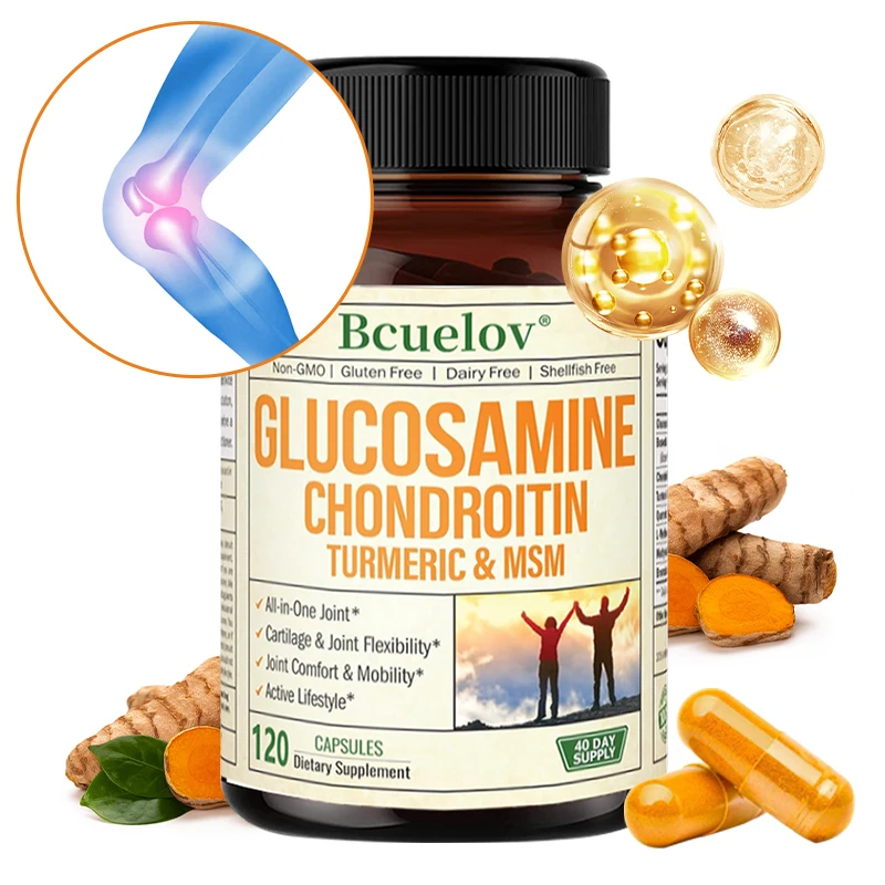 Glucosamine Chondroitin Joint - Glucosamina Condroitina Curcuma MSM - Suplemento