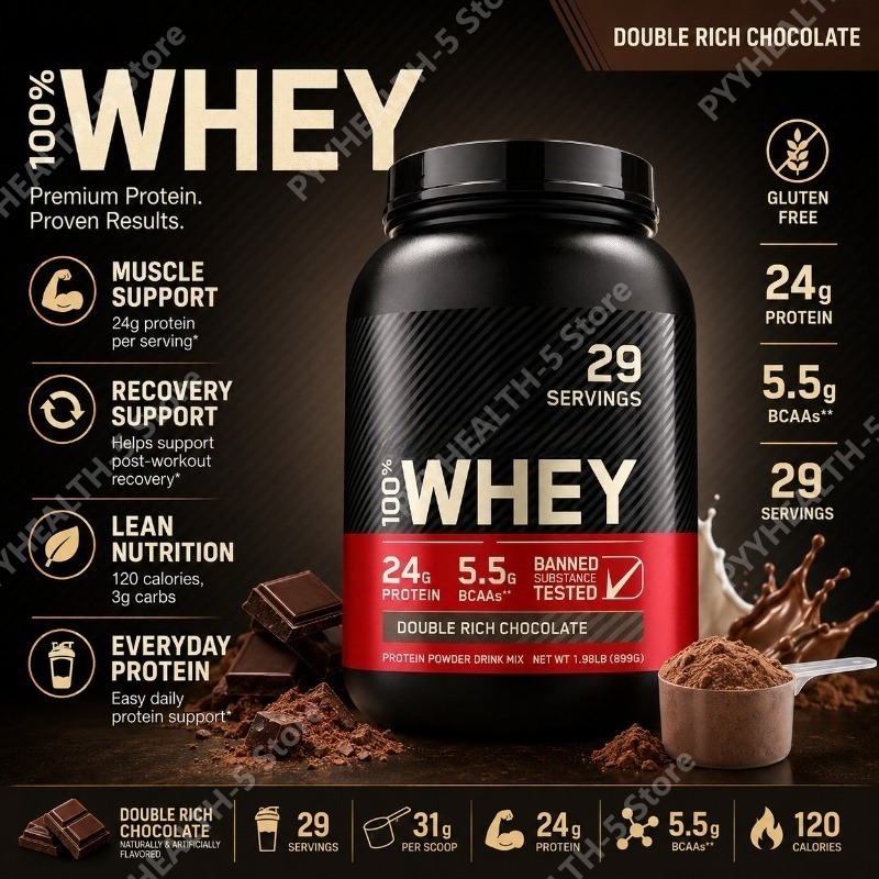 Fitness Nutrition Protein - Proteína de Suero en Polvo, Doble