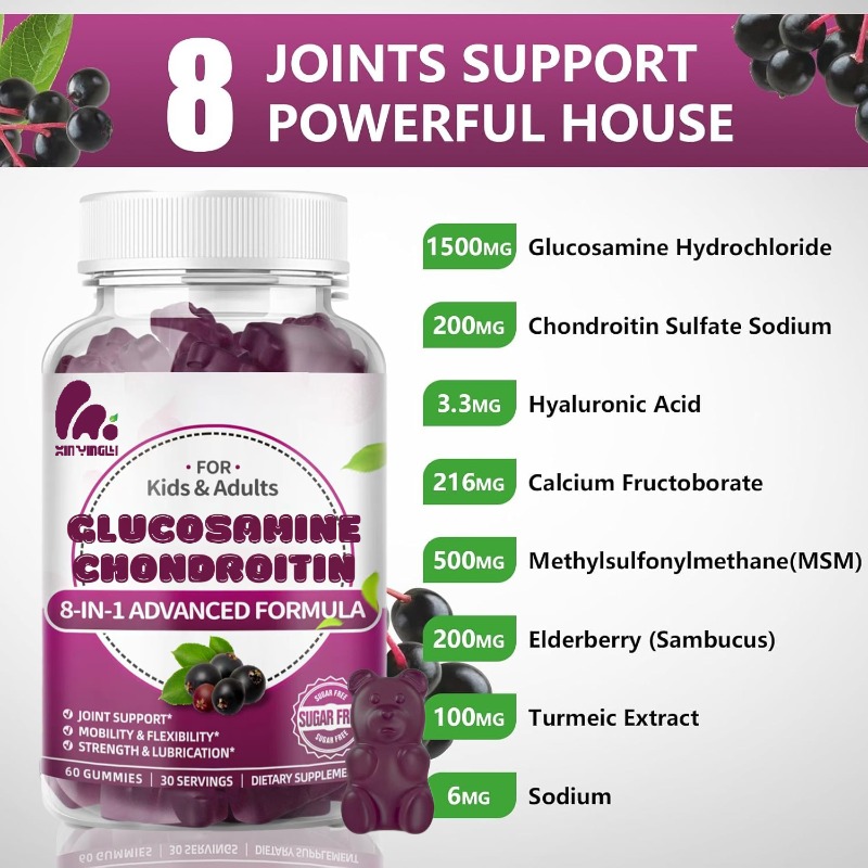 Glucosamine Chondroitin Joint - Gomitas de glucosamina y condroitina que