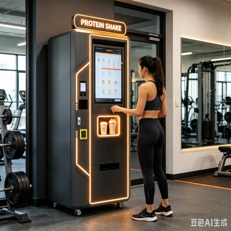 Fitness Nutrition Protein - Máquina Expendedora Automática de Batidos de