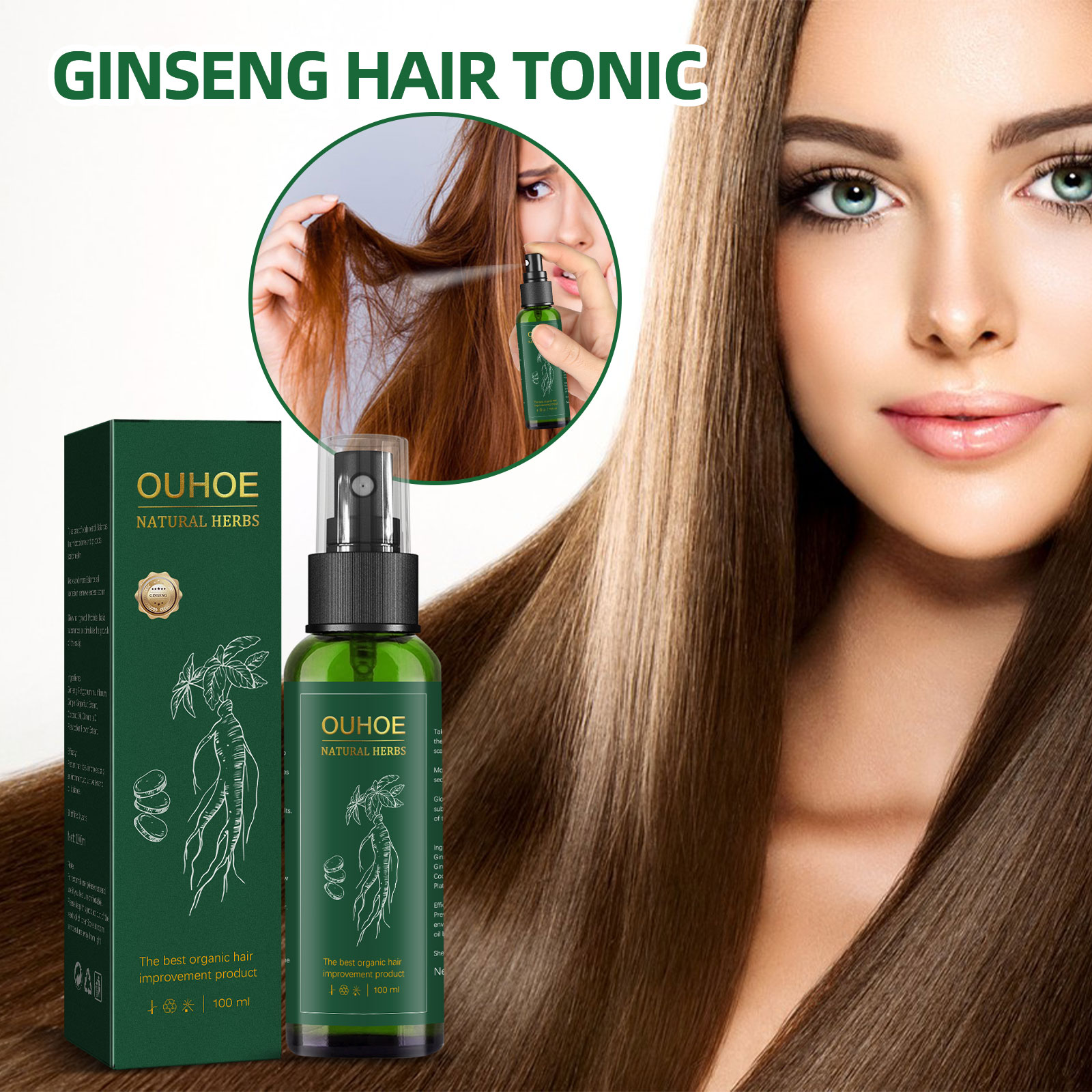 Nutrition And Fitness - Spray para el cuidado del cabello