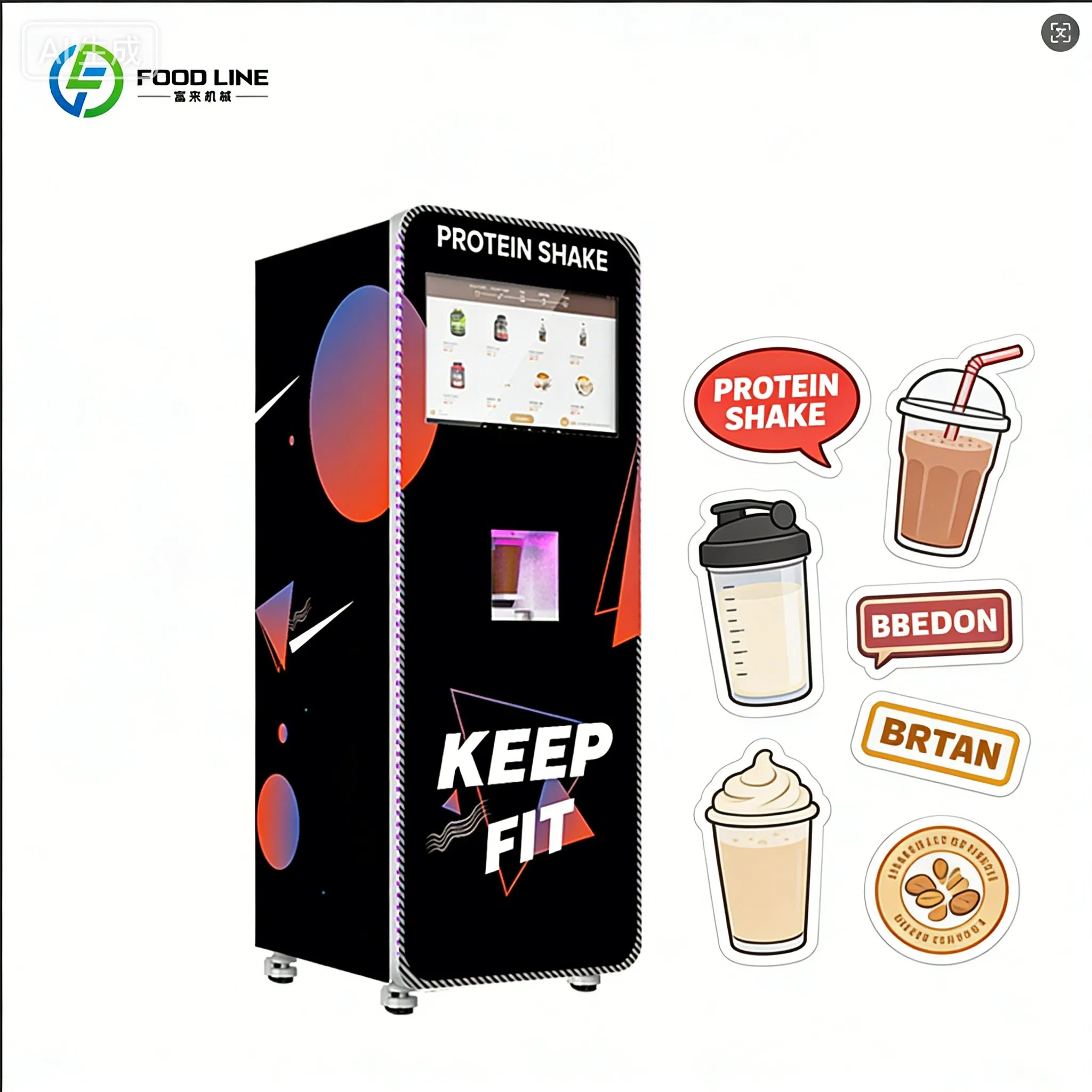 Fitness Nutrition Protein - Máquina Expendedora de Bebidas Nutritivas, Dispositivo