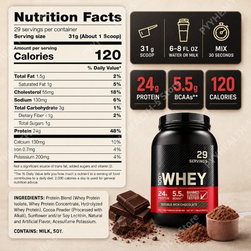 Proteína de Suero en Polvo, Do - Fitness Nutrition Protein reseña y precio