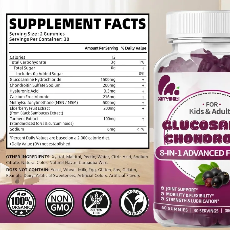 Gomitas de glucosamina y condr - Glucosamine Chondroitin Joint reseña y precio