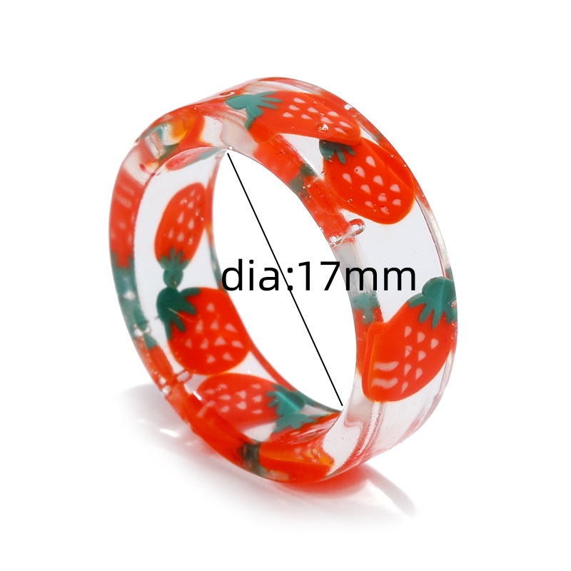 Anillo de resina de fruta, joy - Nutrition And Fitness reseña y precio