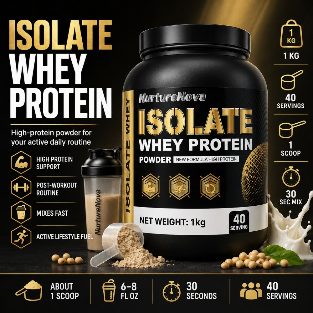 NurtureNova Proteína de Suero  - Fitness Nutrition Protein reseña y precio