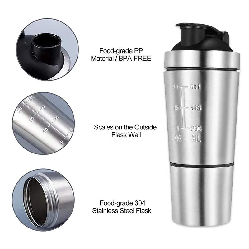 Taza agitadora de proteínas de - Fitness Nutrition Protein reseña y precio